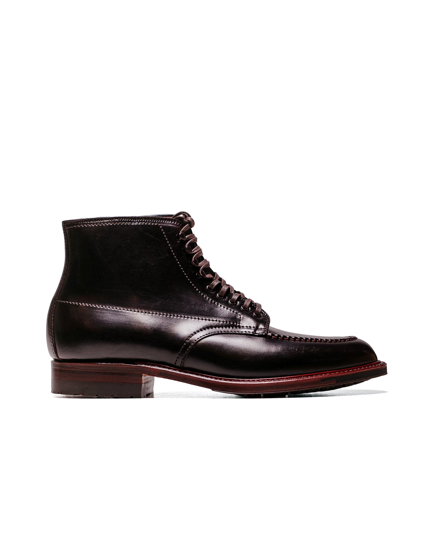 lost & found Alden Alden U-Tip Indy Boot with Commando Sole Colour 8 Shell Cordovan G9901HC
