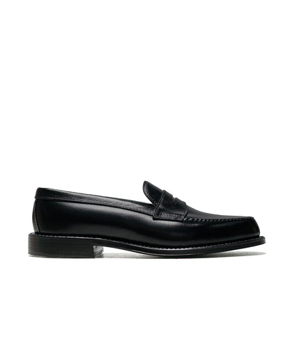 lost & found Alden Alden Penny Loafer Black Calfskin/Black Alpine Grain G2201