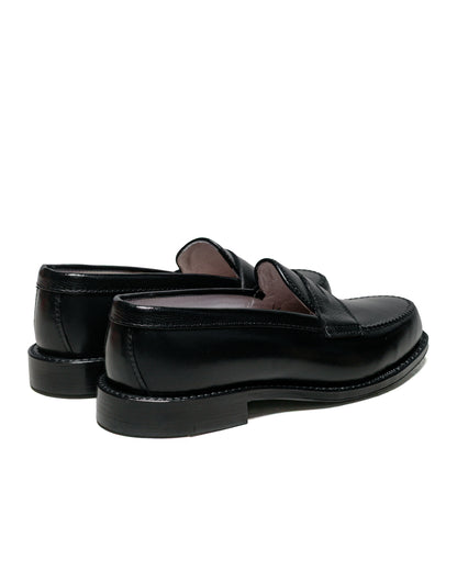 lost & found Alden Alden Penny Loafer Black Calfskin/Black Alpine Grain G2201