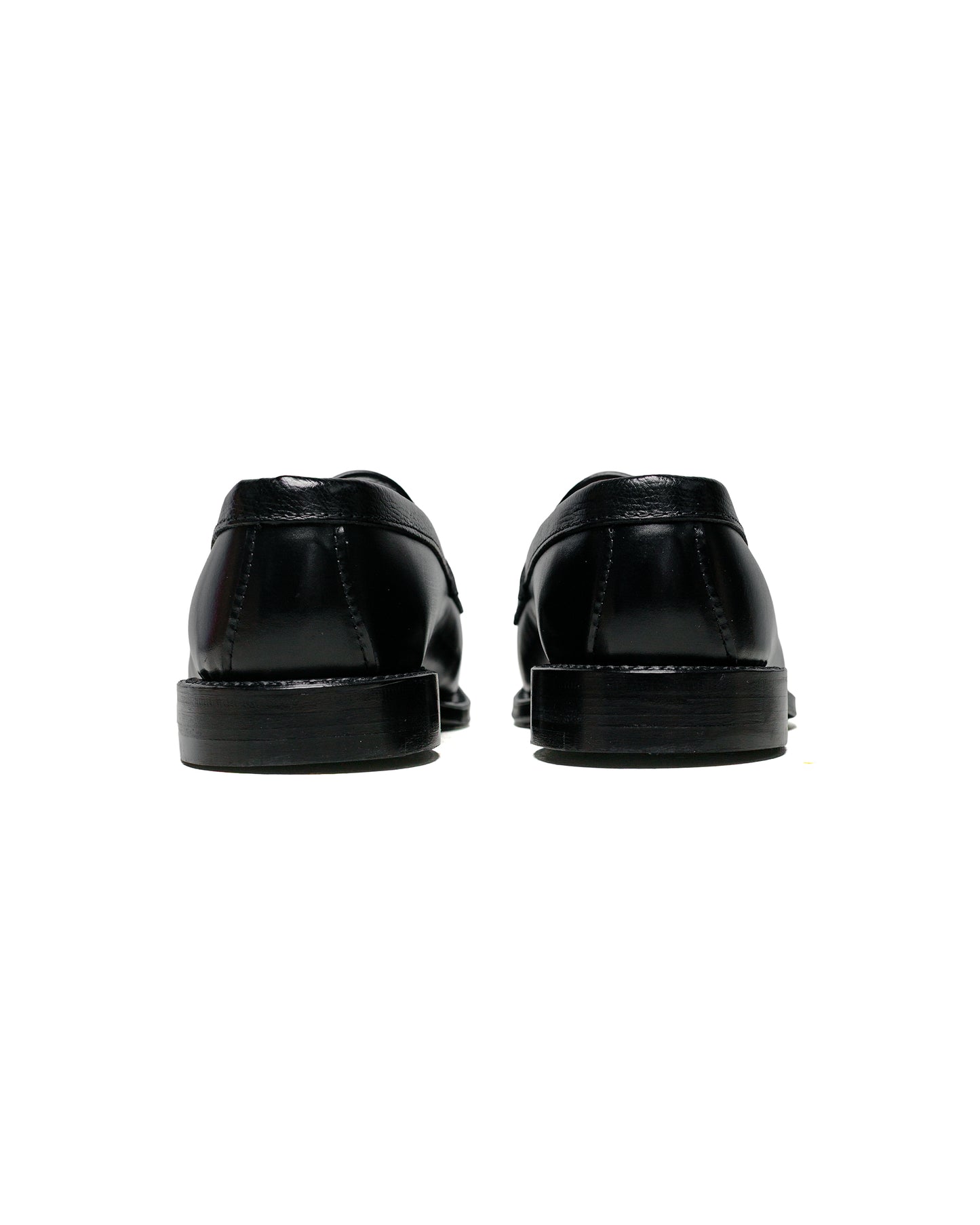 lost & found Alden Alden Penny Loafer Black Calfskin/Black Alpine Grain G2201