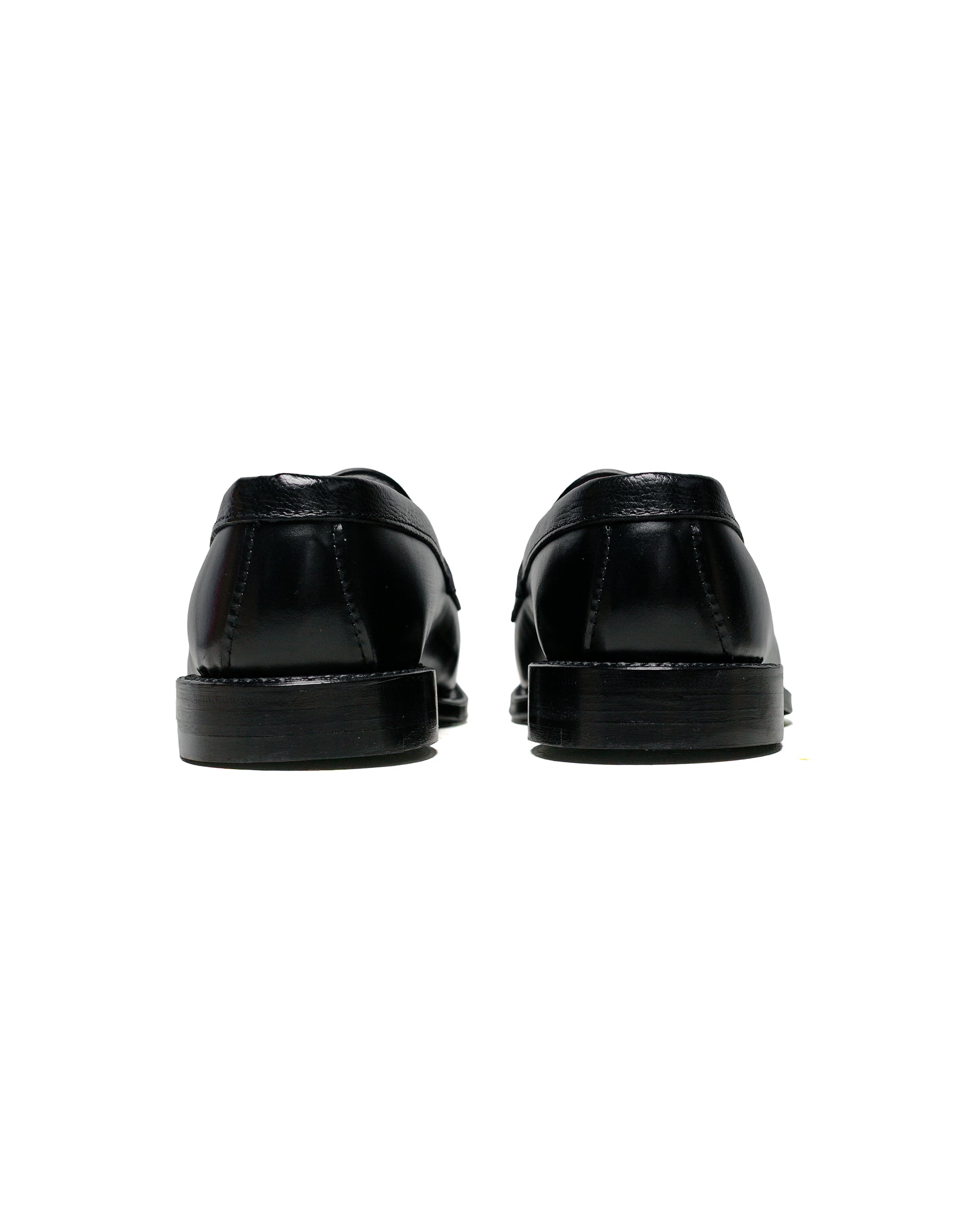 lost & found Alden Alden Penny Loafer Black Calfskin/Black Alpine Grain G2201