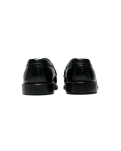 lost & found Alden Alden Penny Loafer Black Calfskin/Black Alpine Grain G2201