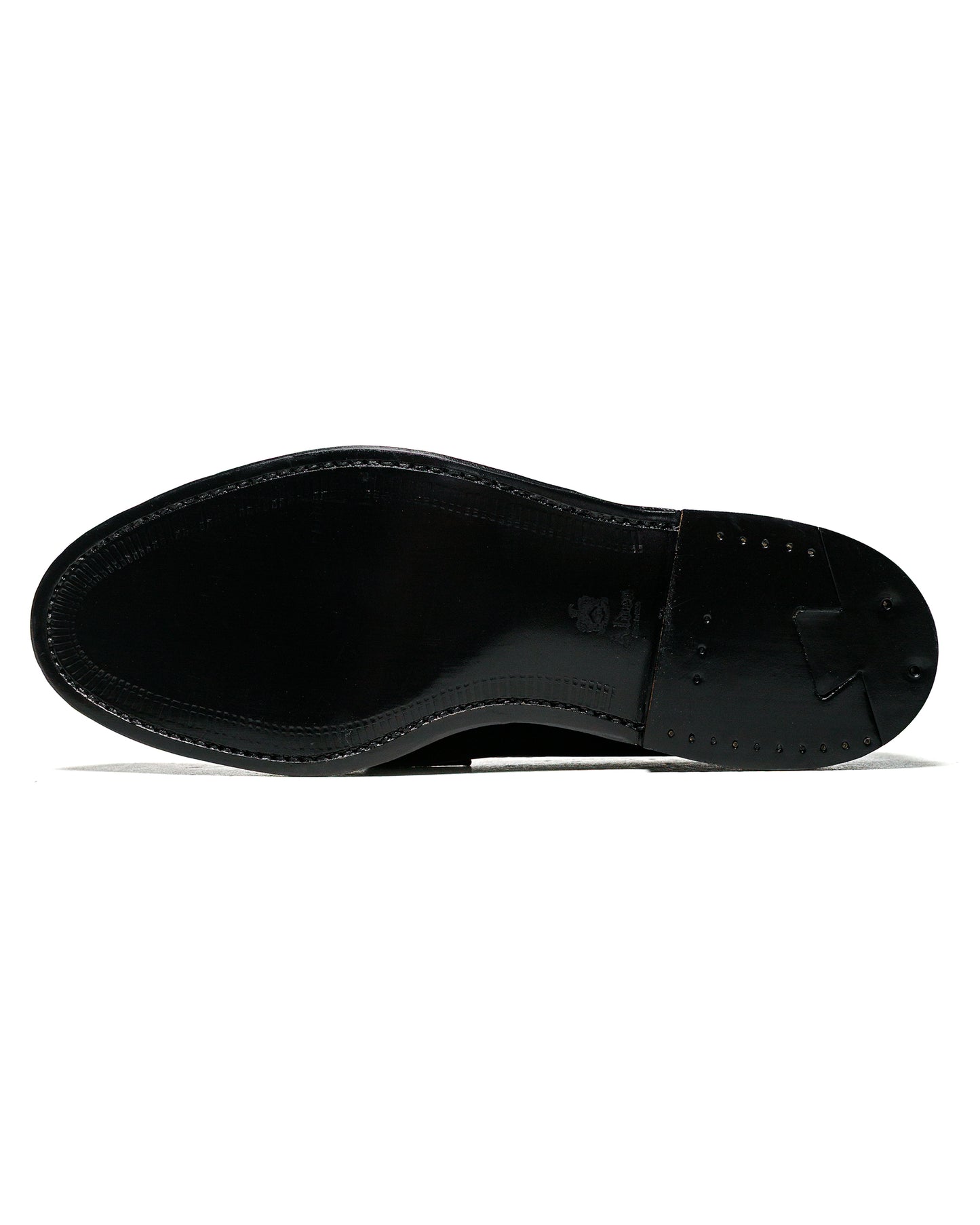 lost & found Alden Alden Penny Loafer Black Calfskin/Black Alpine Grain G2201