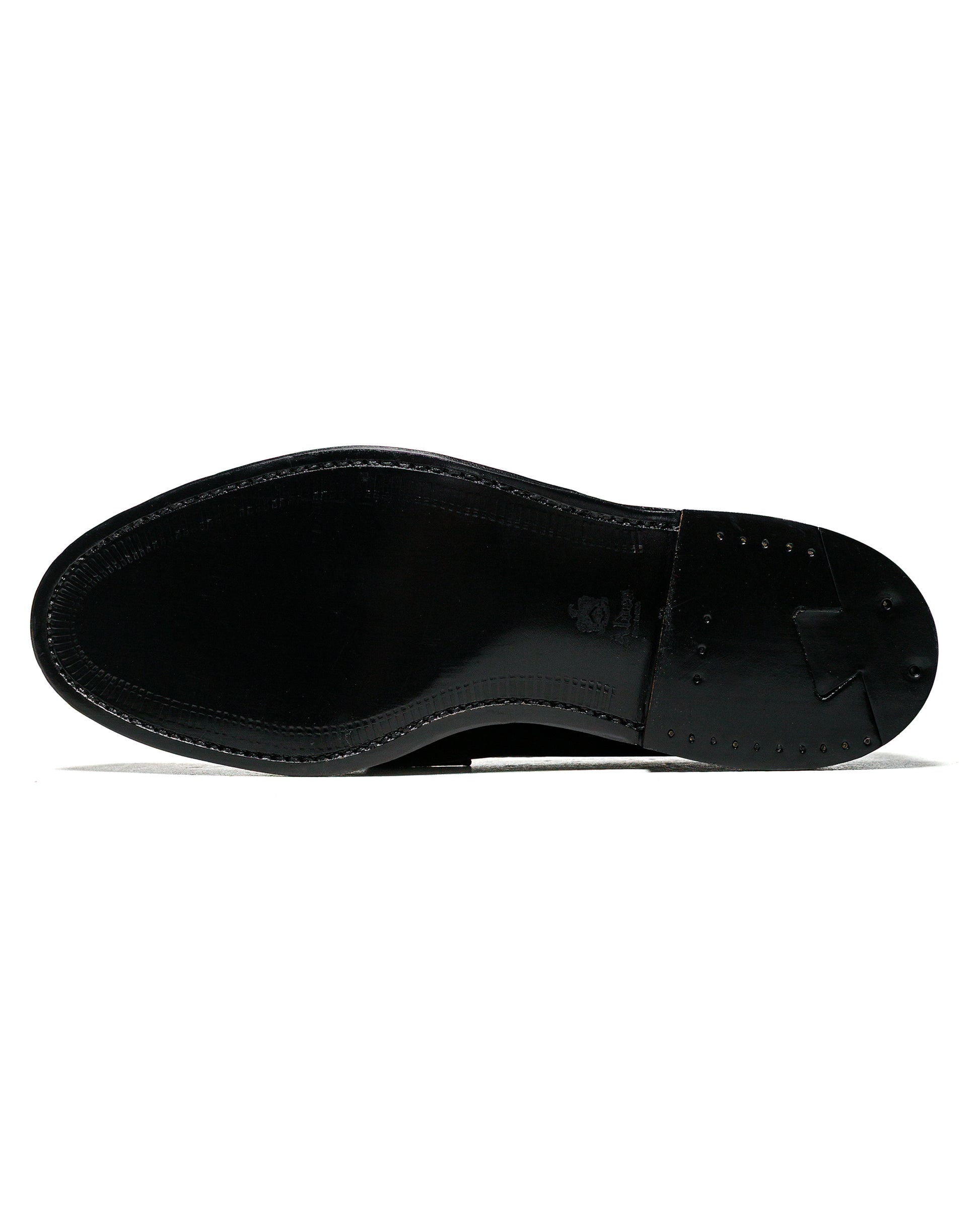 lost & found Alden Alden Penny Loafer Black Calfskin/Black Alpine Grain G2201