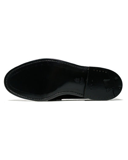 lost & found Alden Alden Penny Loafer Black Calfskin/Black Alpine Grain G2201