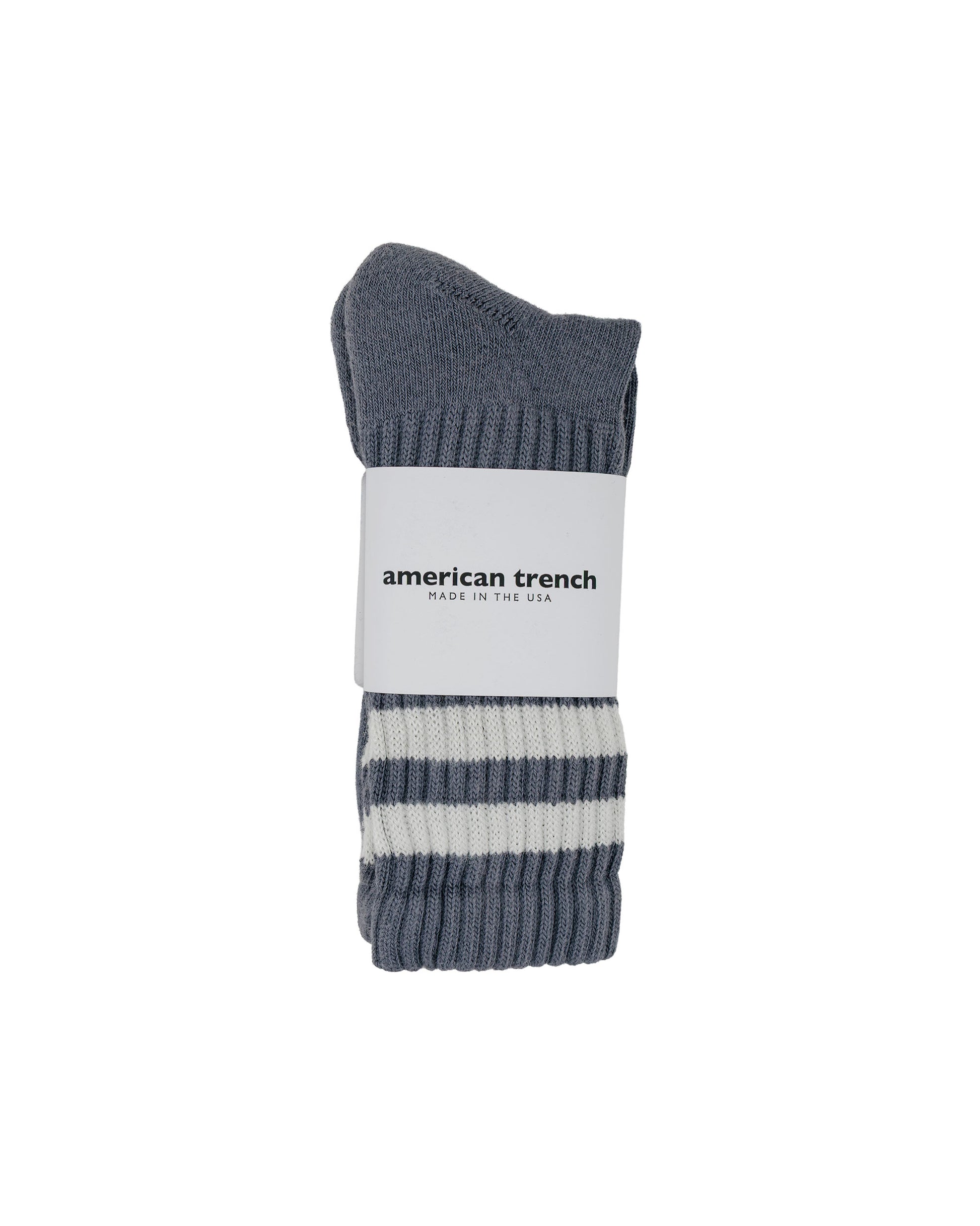 lost & found American Trench American Trench The Retro Double Stripe Dark Grey