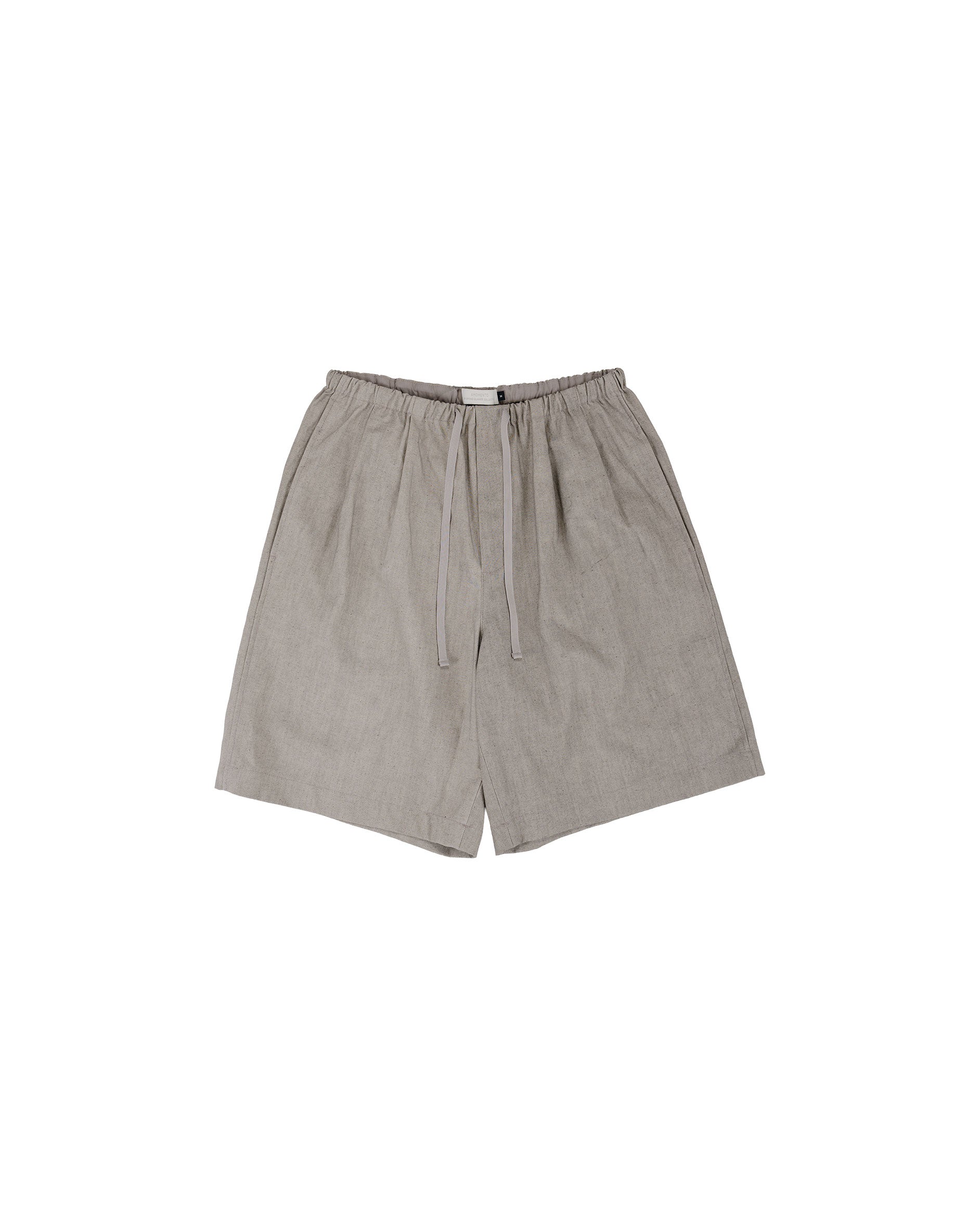 lost & found Amomento Amomento Linen Drawstring Shorts Beige