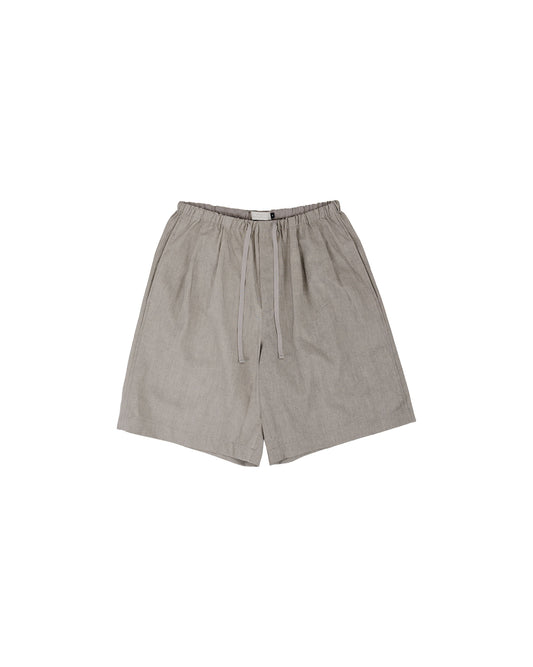 lost & found Amomento Amomento Linen Drawstring Shorts Beige