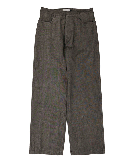 lost & found Amomento Amomento Linen Straight Pants Brown