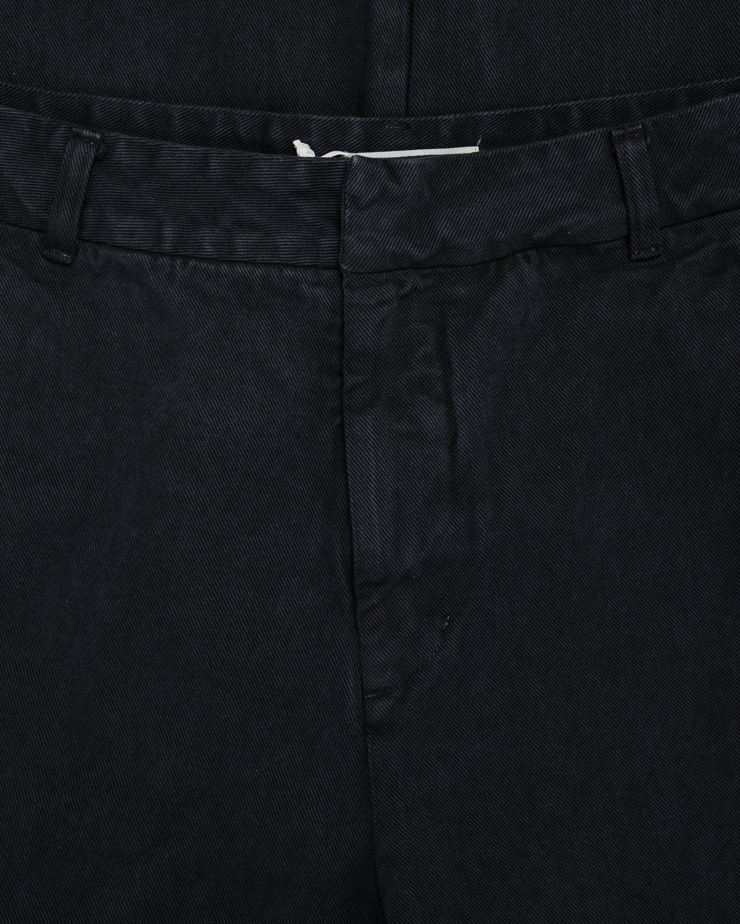lost & found Amomento Amomento Garments Dyed Curved Seam Denim Black