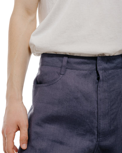 lost & found Amomento Amomento Linen Straight Pants Blue