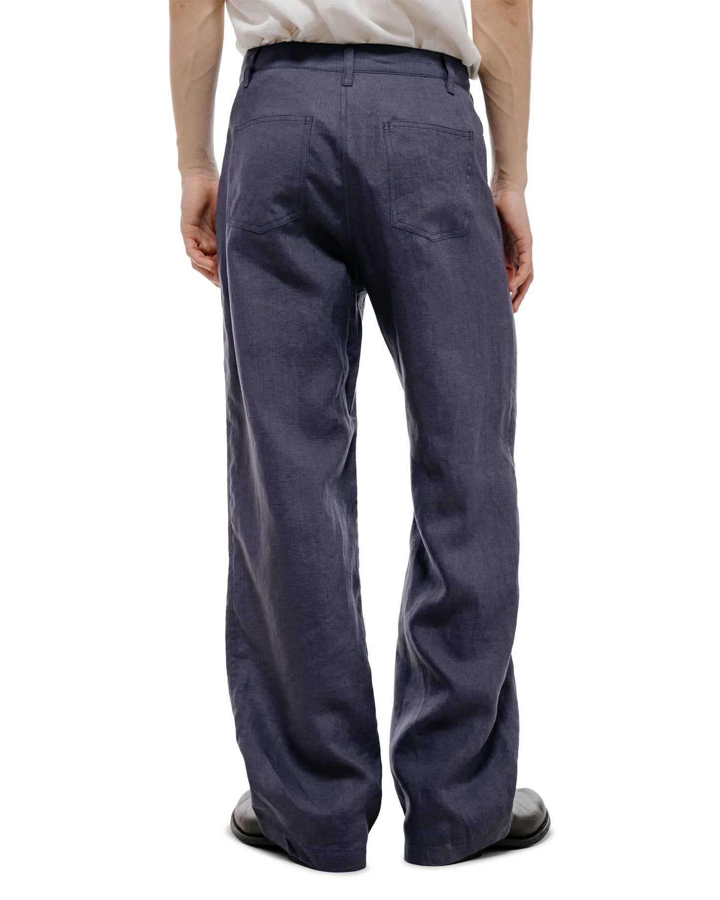 lost & found Amomento Amomento Linen Straight Pants Blue