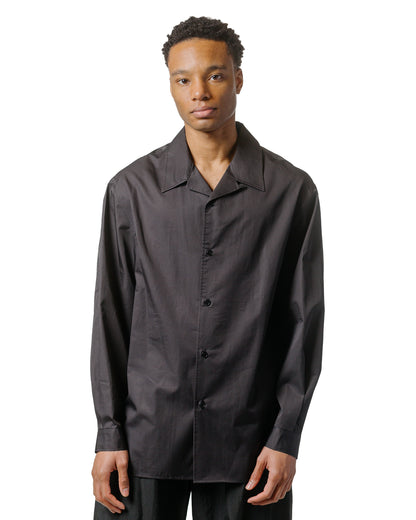 lost & found Amomento Amomento Open Collar Shirts Black