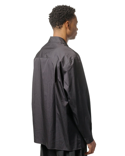 lost & found Amomento Amomento Open Collar Shirts Black