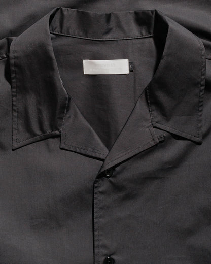 lost & found Amomento Amomento Open Collar Shirts Black