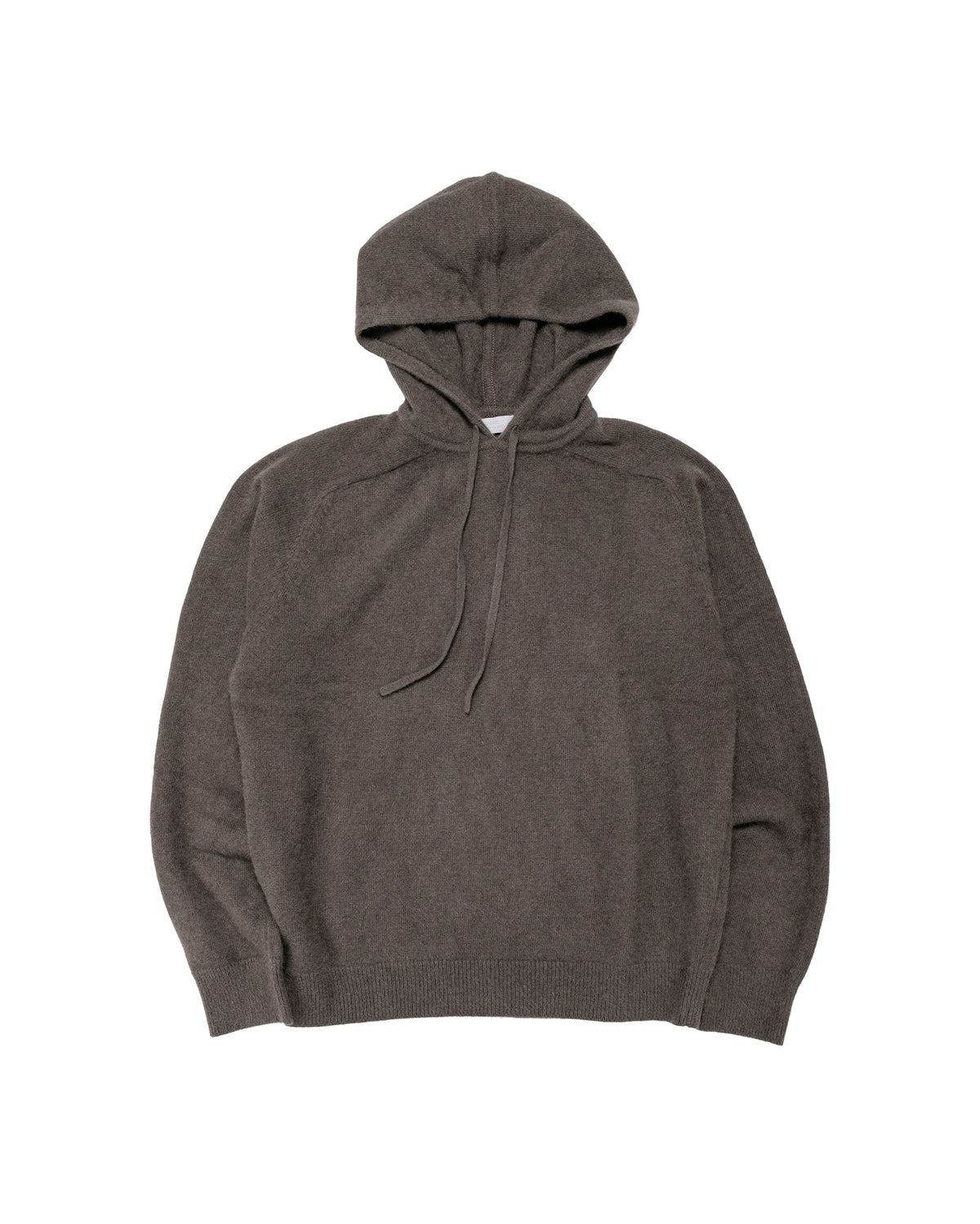 Amomento Racoon Hoodie Knit Brown