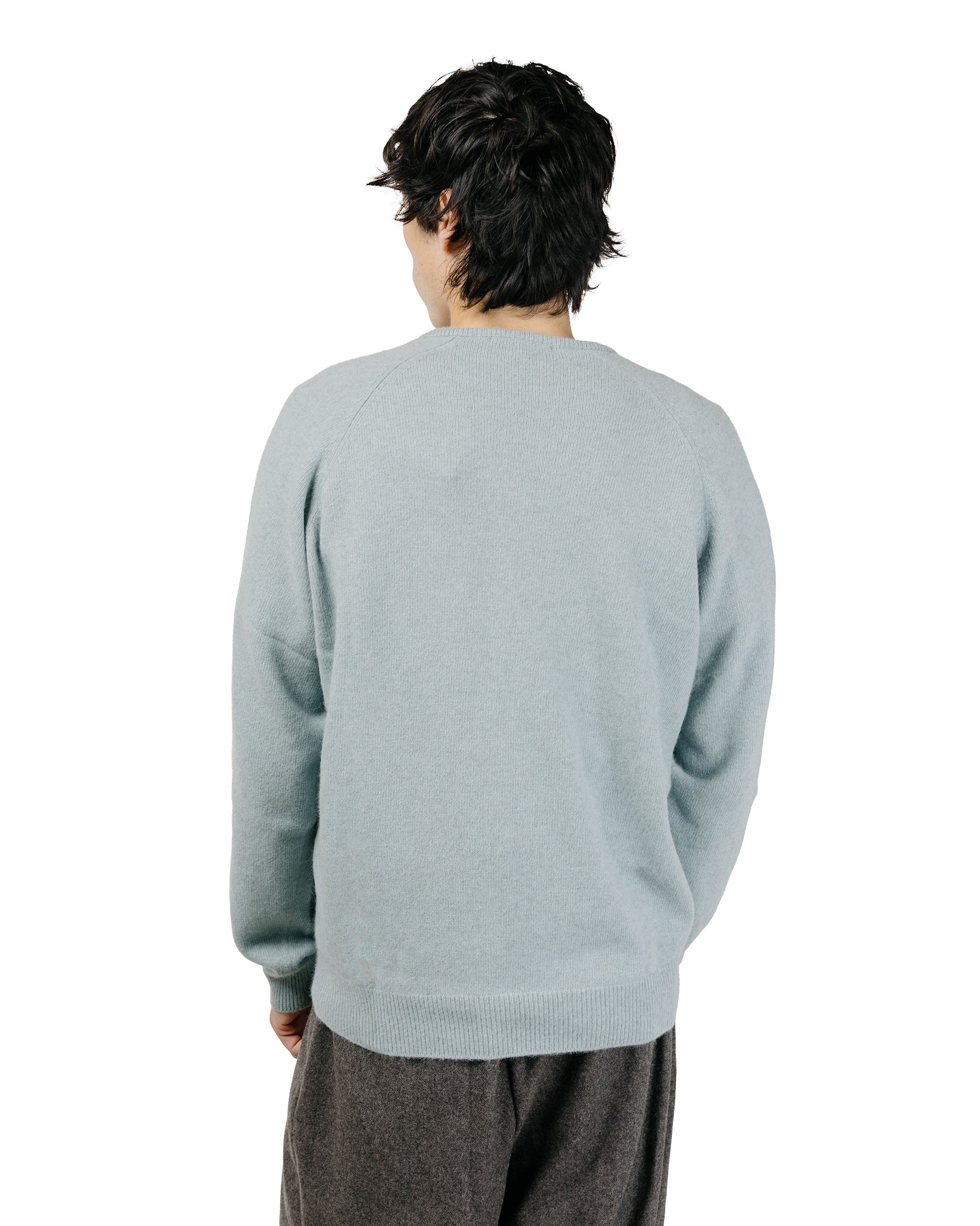 Amomento Racoon V-Neck Knit Mint