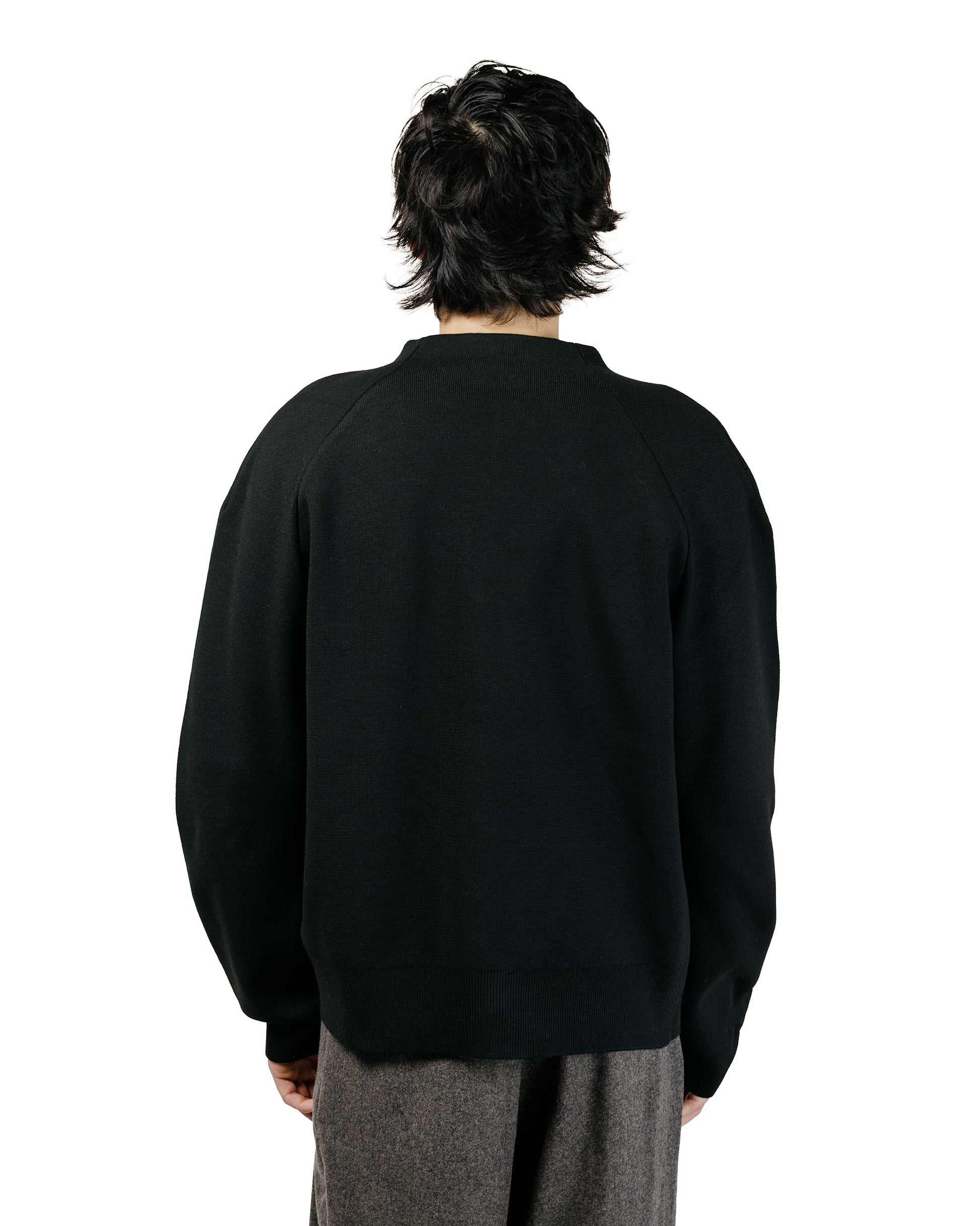 Amomento Rounded Sleeve Cardigan Black