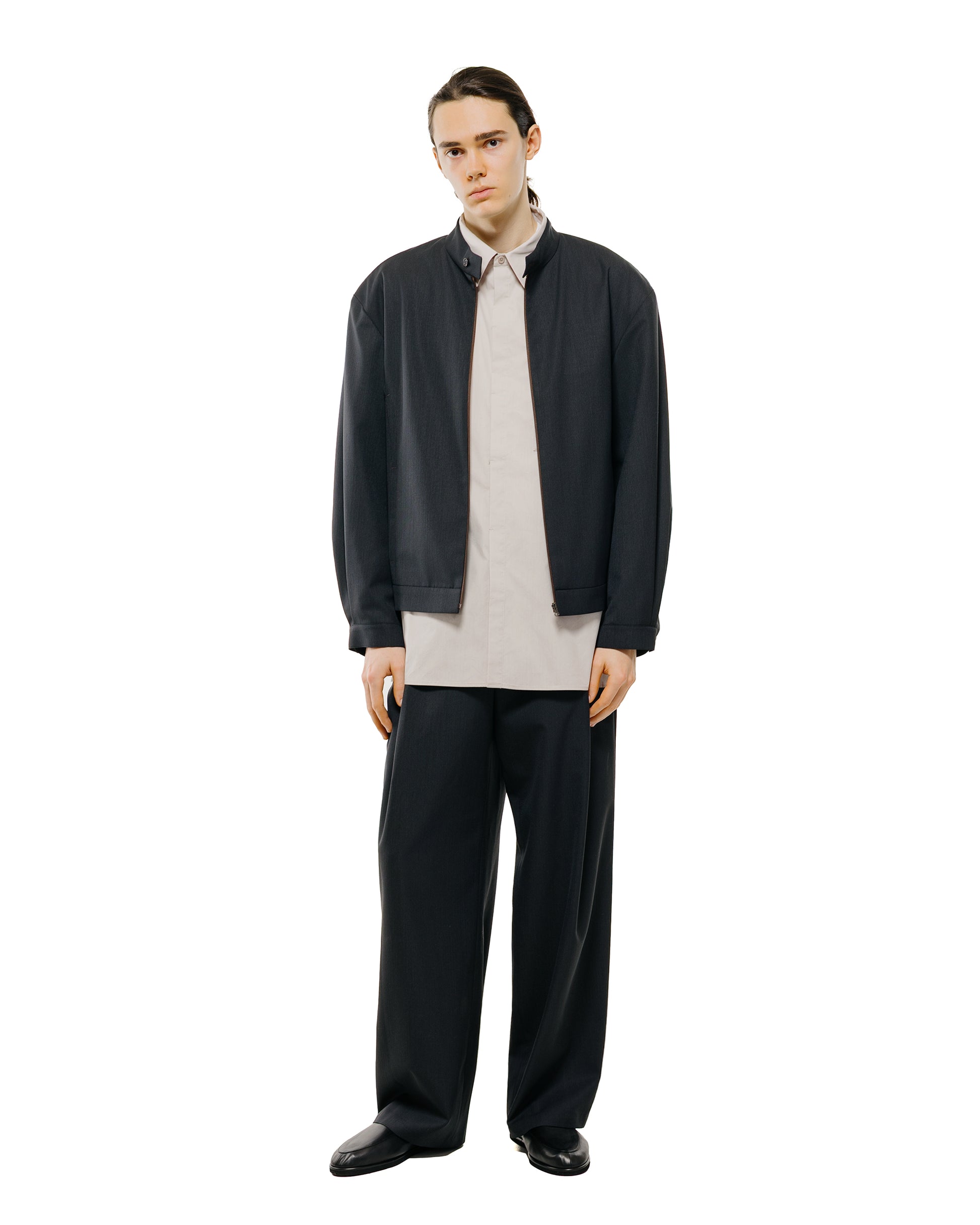lost & found Amomento Amomento Square Pocket Oversized Shirt Beige