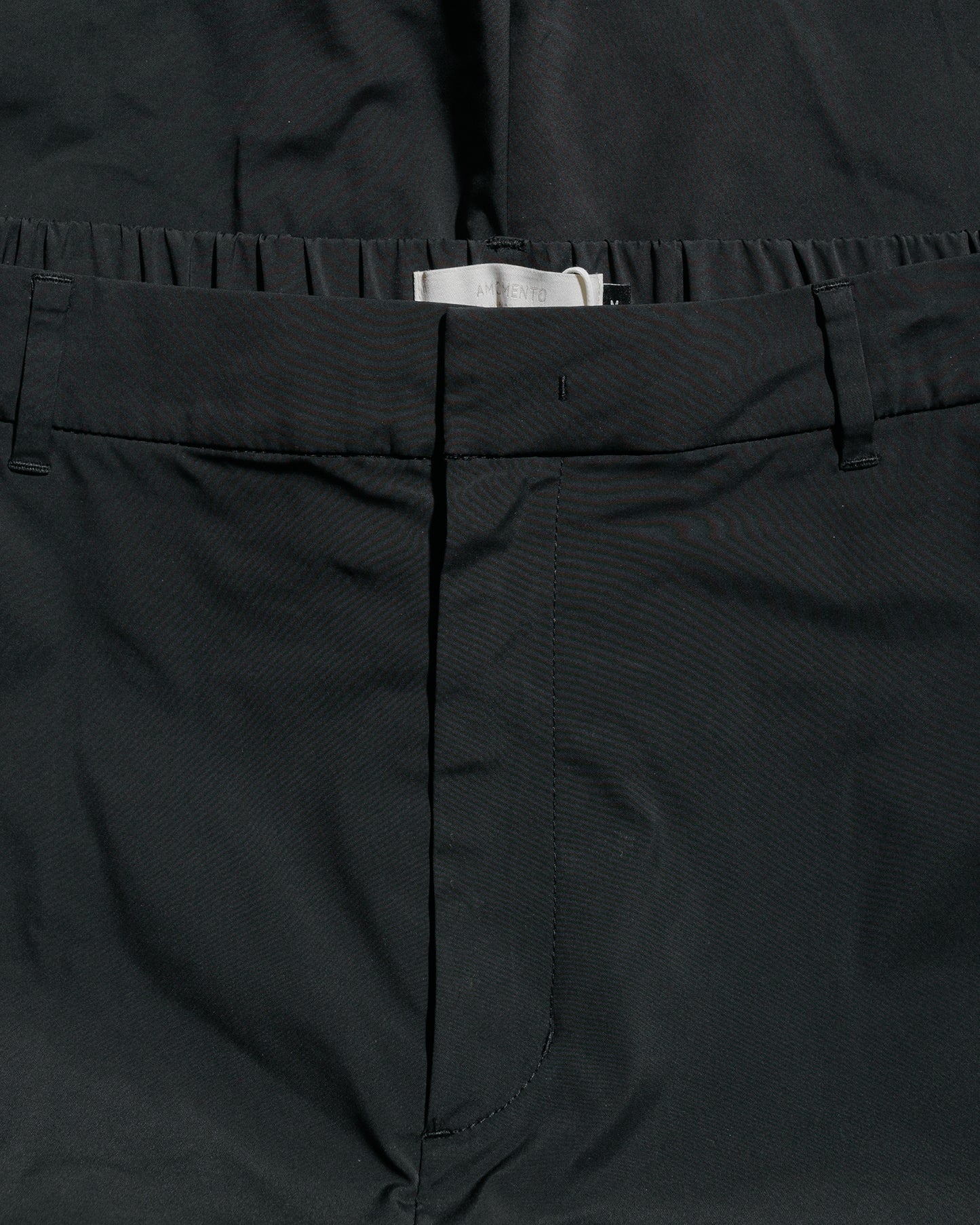 lost & found Amomento Amomento Taffeta Curved Leg Pants Black
