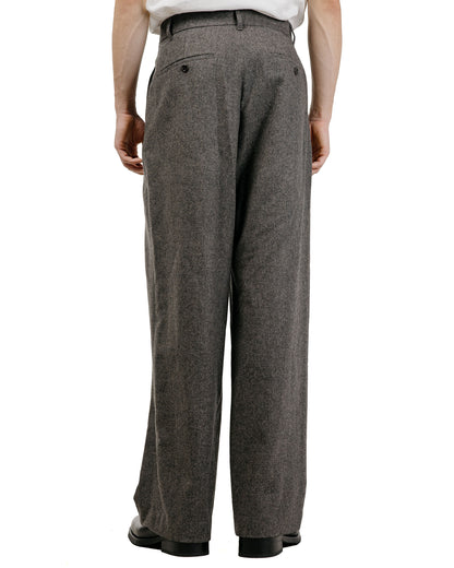 Amomento Tapered Wool Pants Charcoal