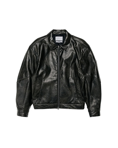Amomento Vegan Leather Blouson Black