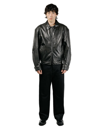 Amomento Vegan Leather Blouson Black