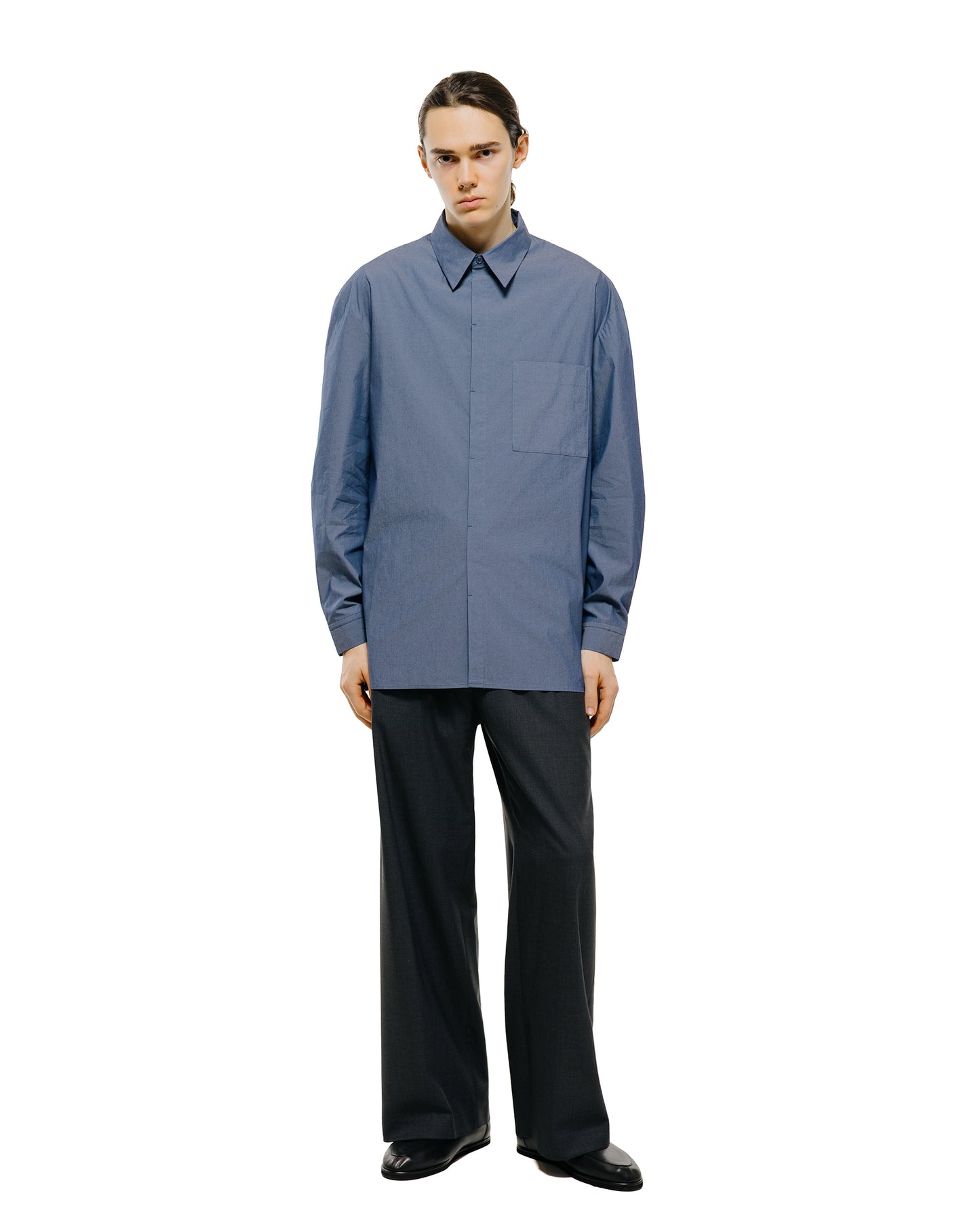 lost & found Amomento Amomento Wool Banding Pants Charcoal