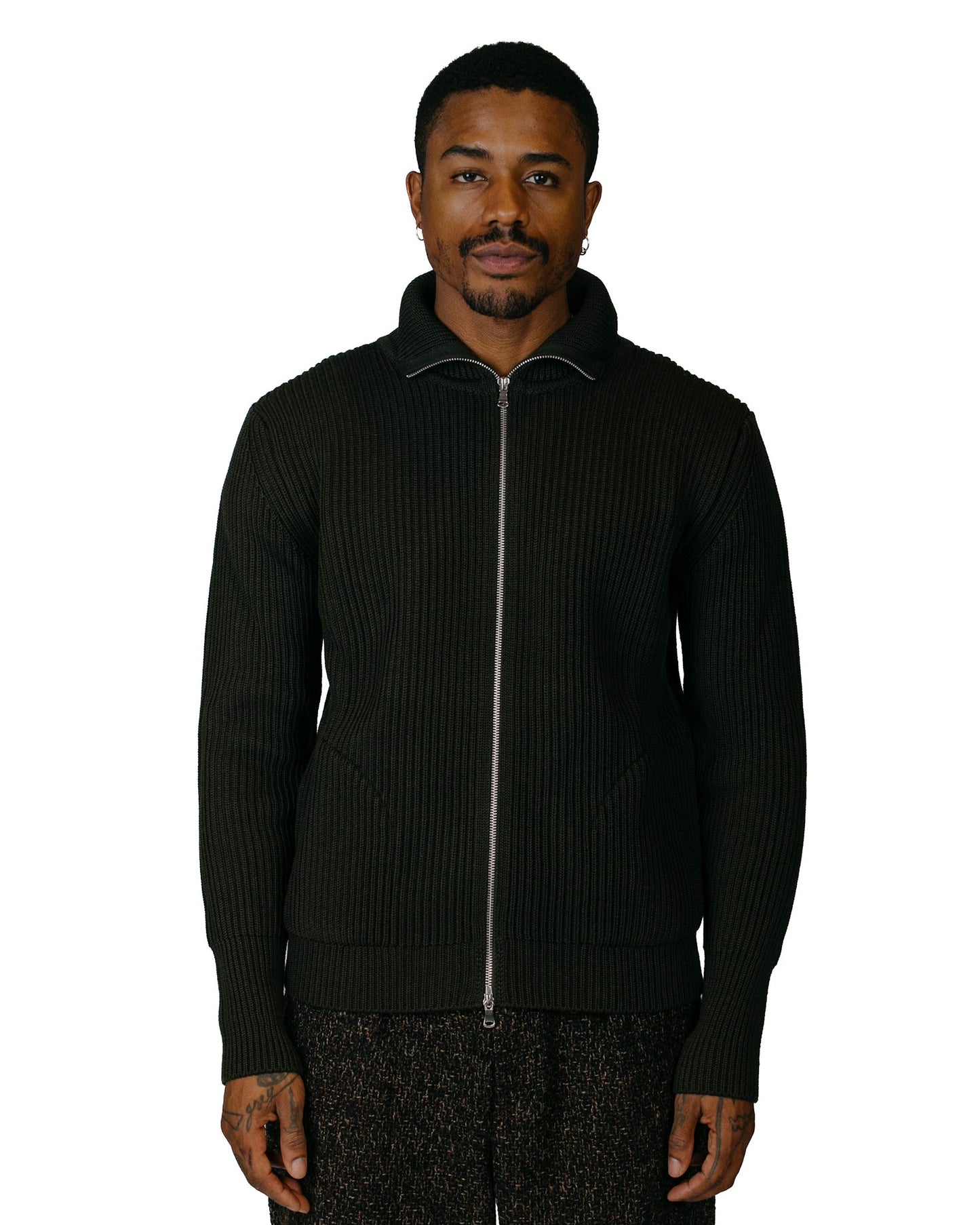 lost & found Andersen-Andersen Andersen-Andersen Navy Full-Zip Pockets Hunting Green
