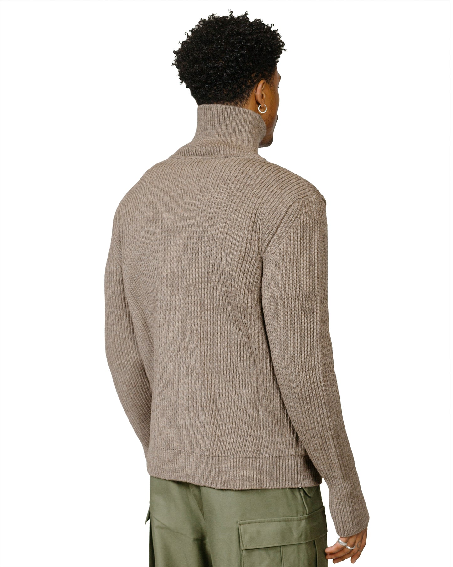 lost & found Andersen-Andersen Andersen-Andersen Navy Full-Zip Pockets Natural Taupe