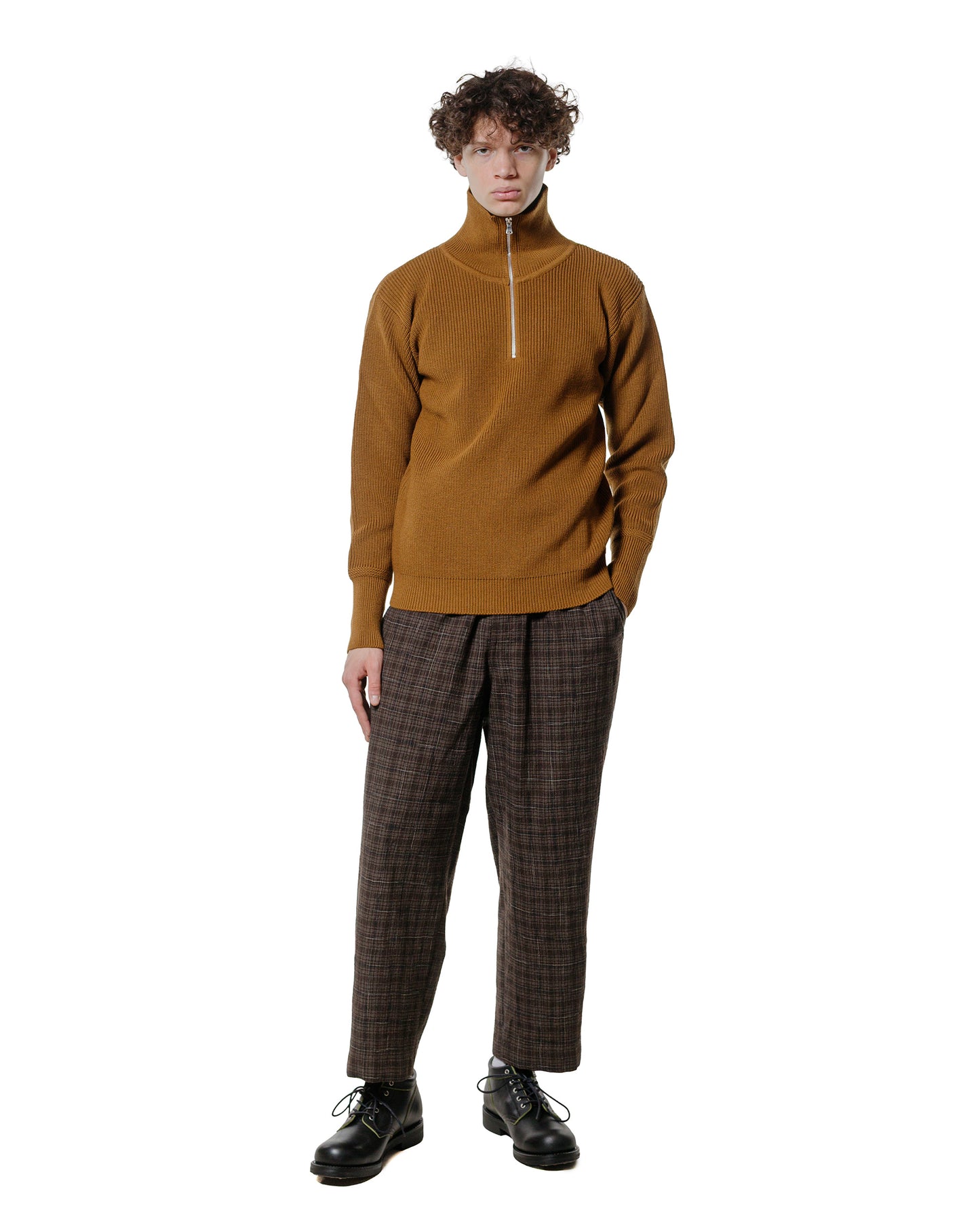 lost & found Andersen-Andersen Andersen-Andersen Sailor Half-Zip Tobak