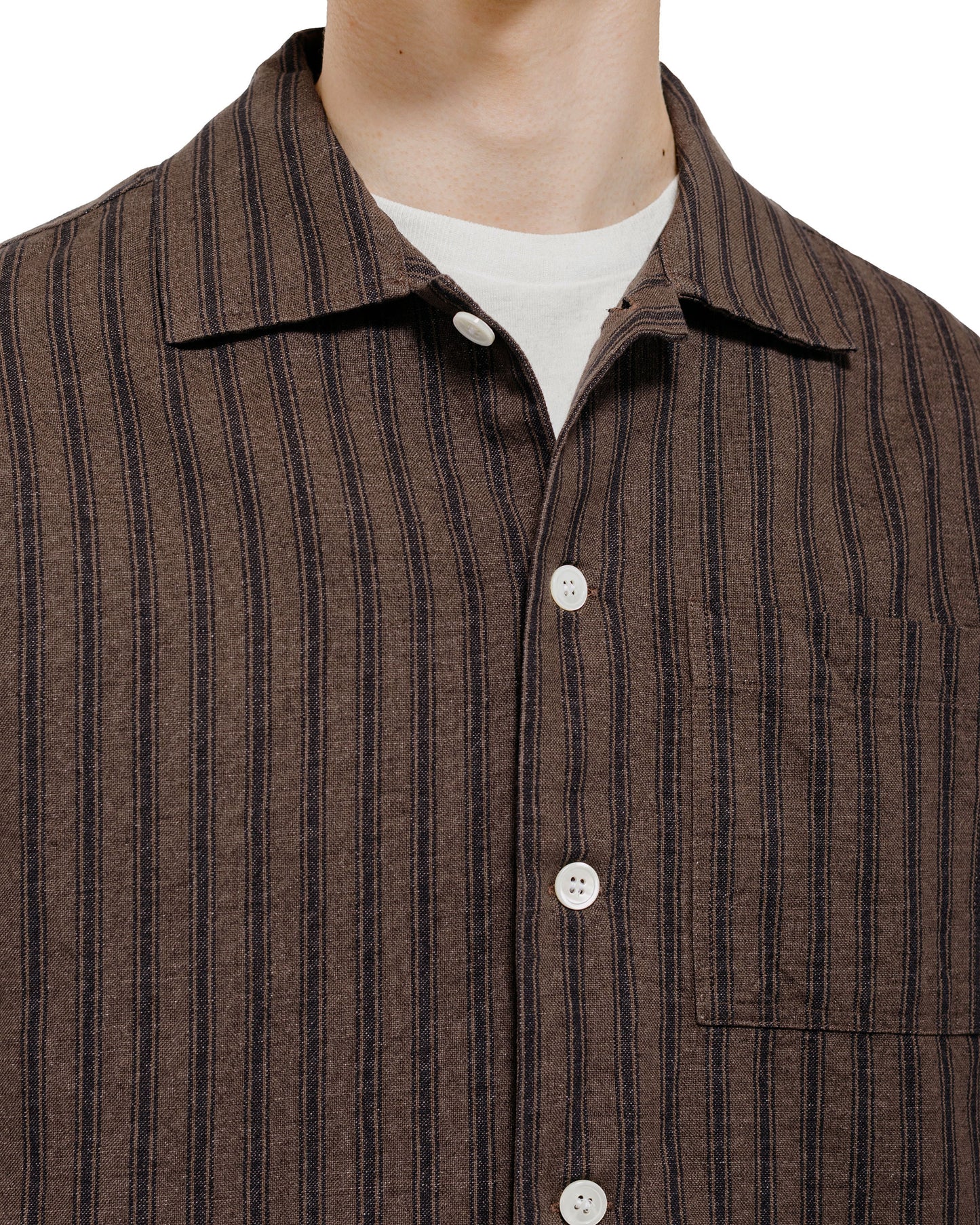 Another Aspect Another Shirt 2.0 Brown Stripe