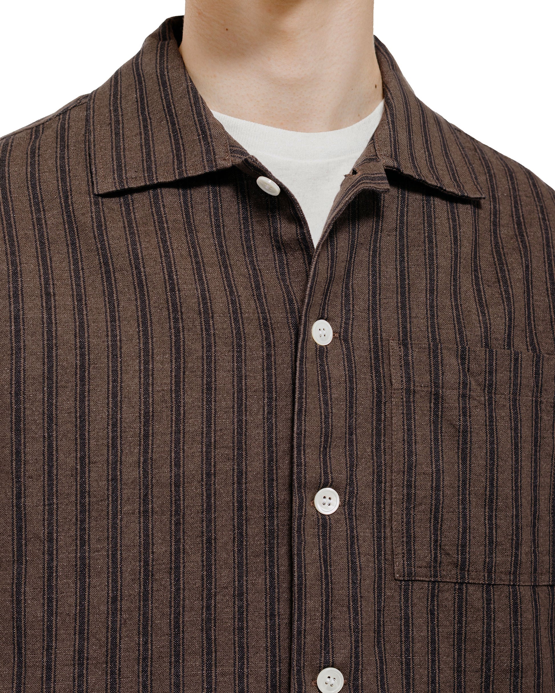 Another Aspect Another Shirt 2.0 Brown Stripe