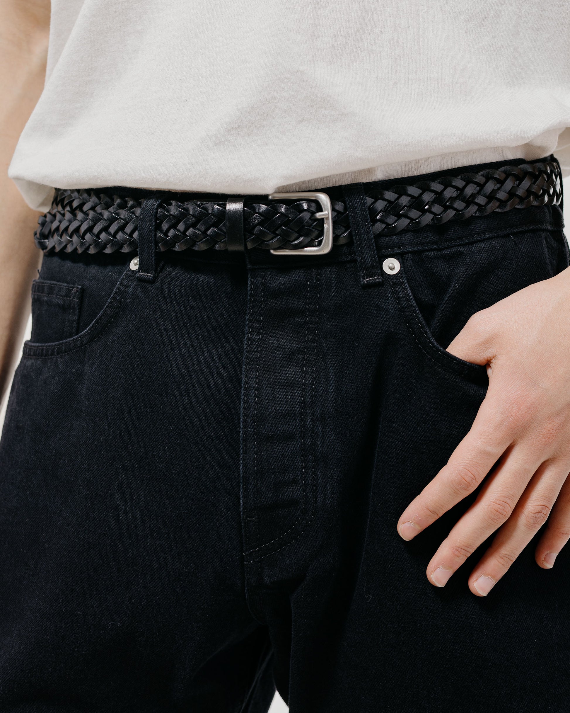 Another Aspect Another Belt 1.0 Braided Black