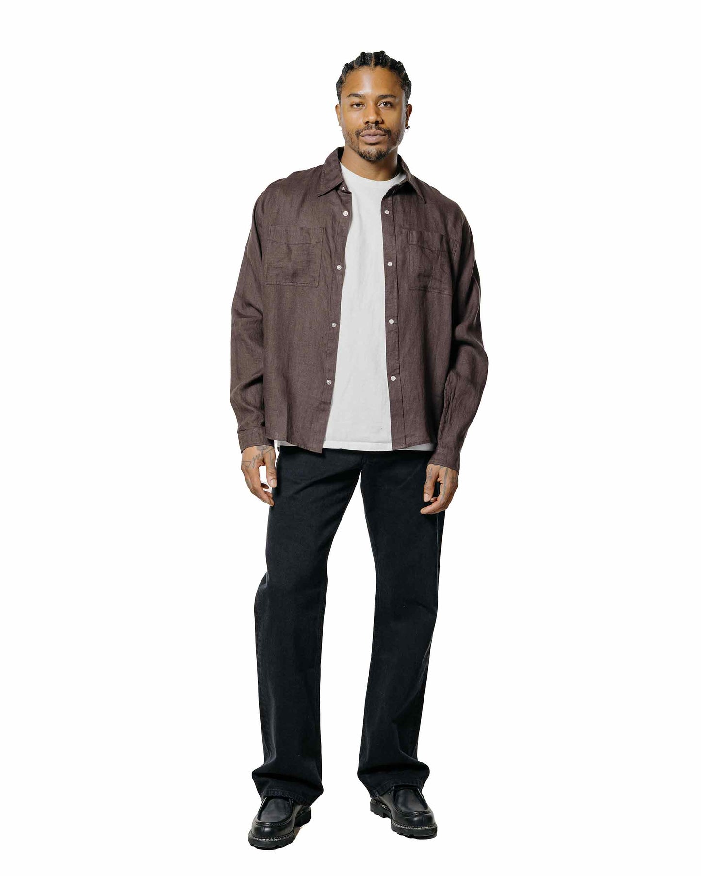 lost & found Another Aspect Another Aspect Another Shirt 5.0 Brown