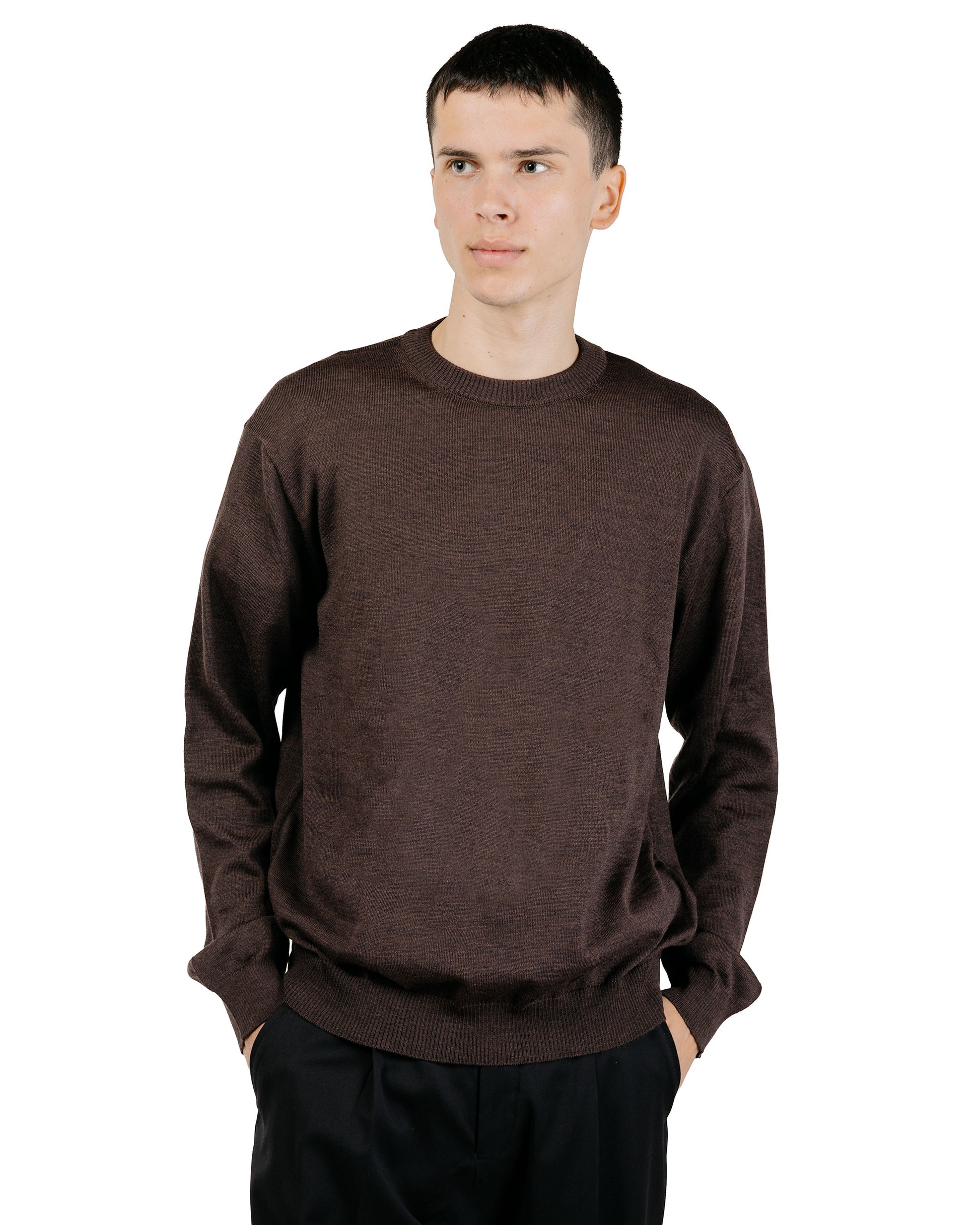 Another Aspect Another Sweater 5.0 Brown Melange