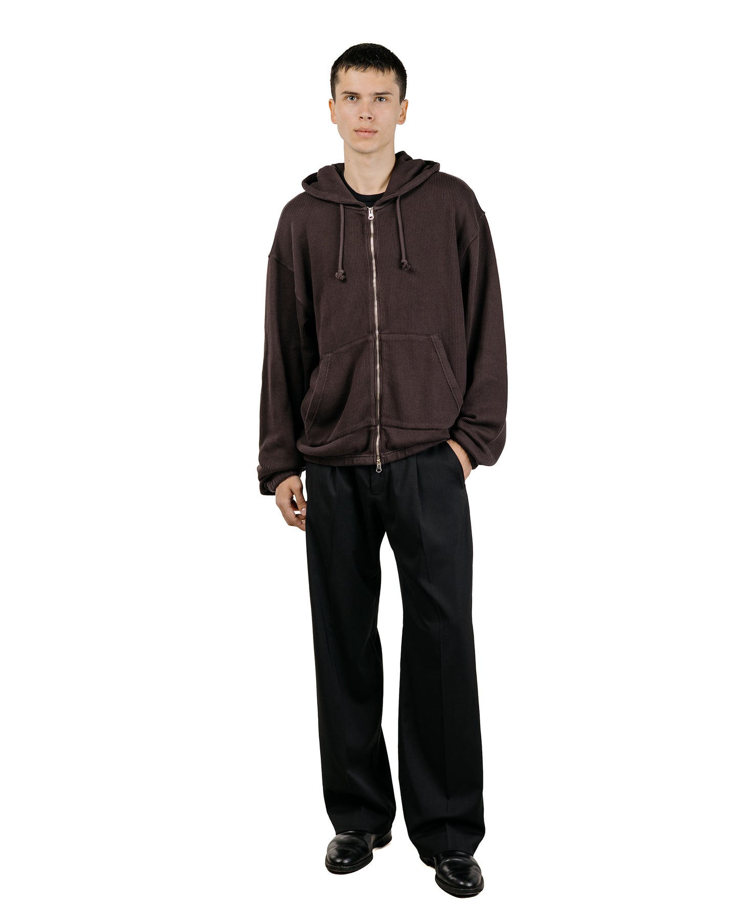 Another Aspect Another Zip Hoodie 1.0 Dark Brown