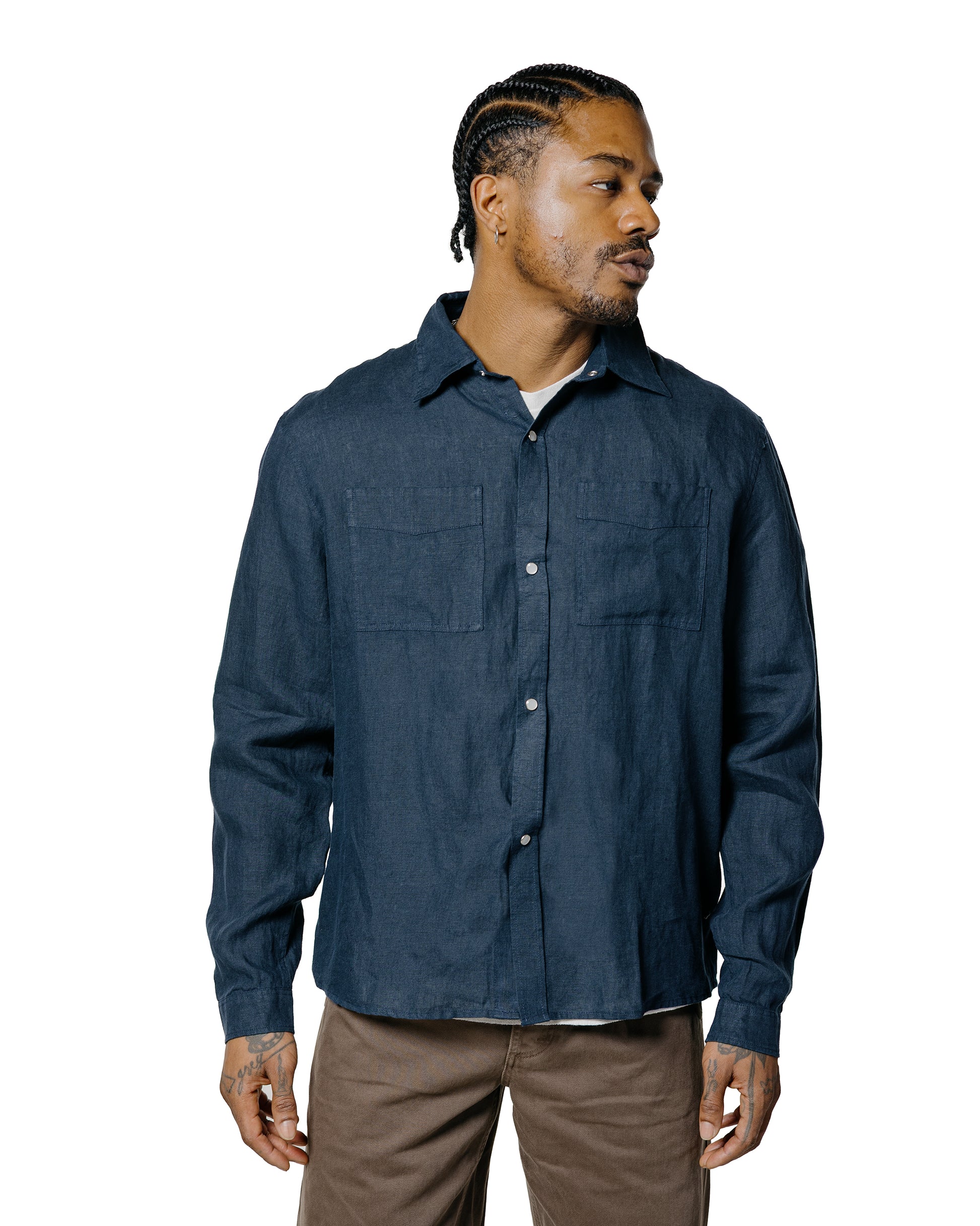 lost & found Another Aspect Another Aspect Another Shirt 5.0 Navy
