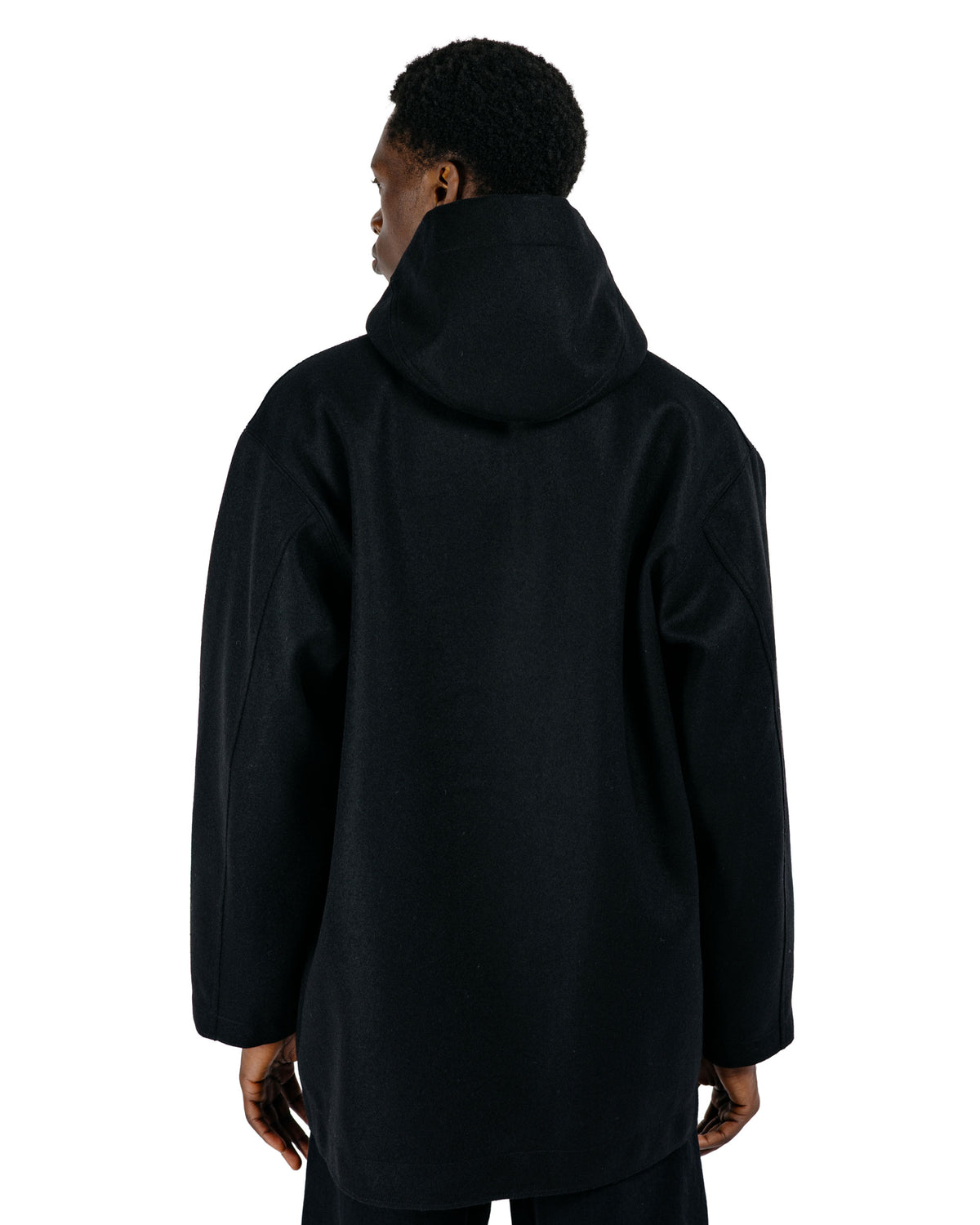 Arpenteur Lost & Found Kabig Wool Melton Black