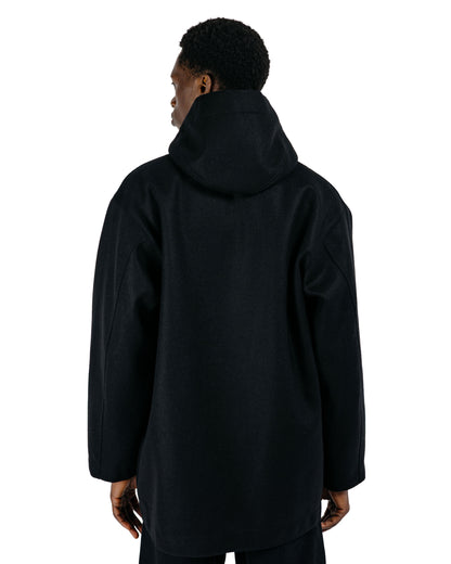 Arpenteur Lost & Found Kabig Wool Melton Black