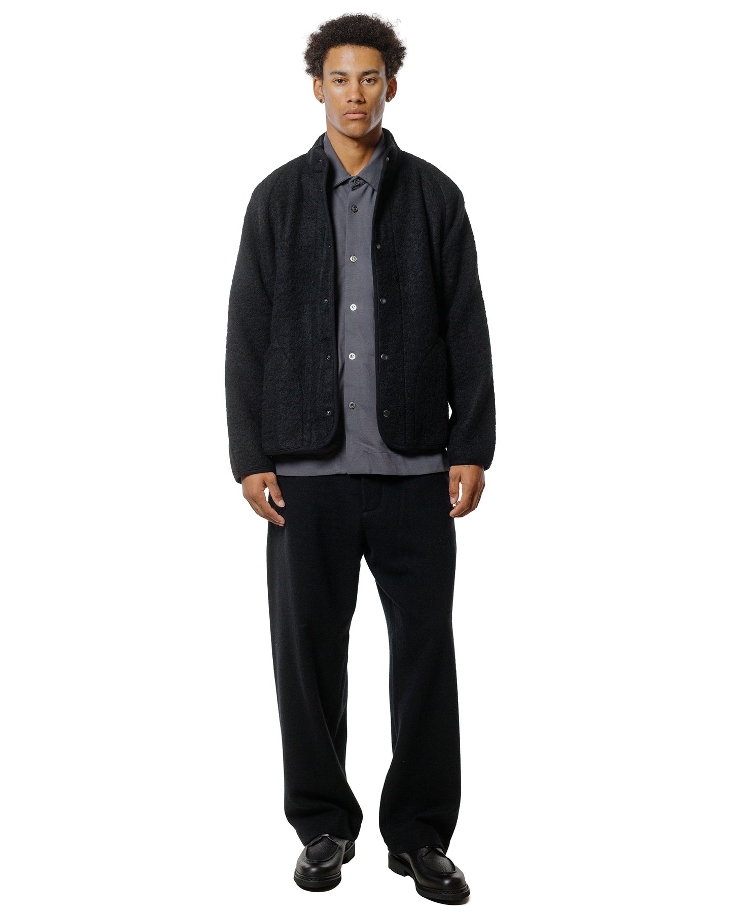lost & found Arpenteur Arpenteur Lux P 120s Shaggy Wool Black