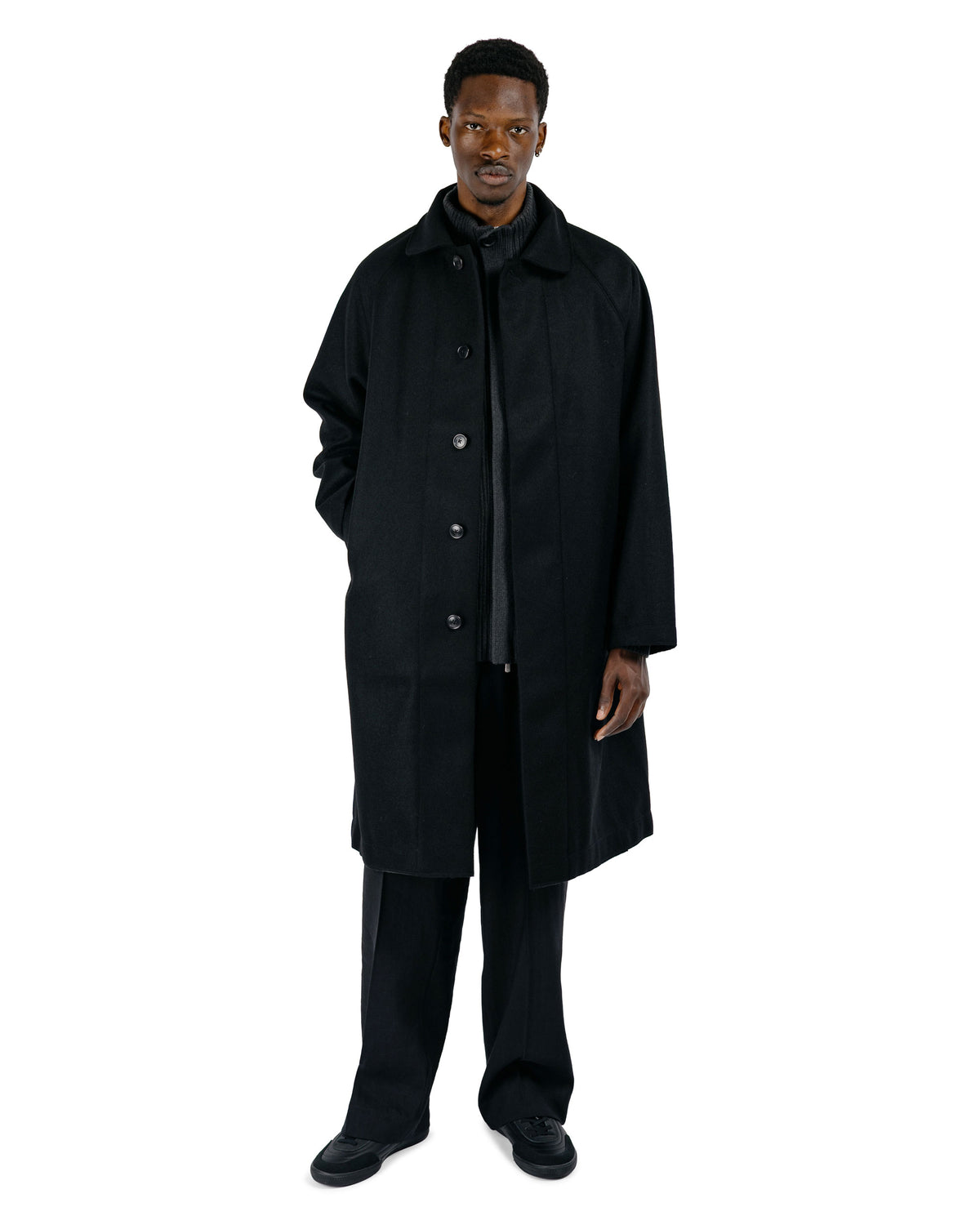 Arpenteur Utile Wool Melton Black