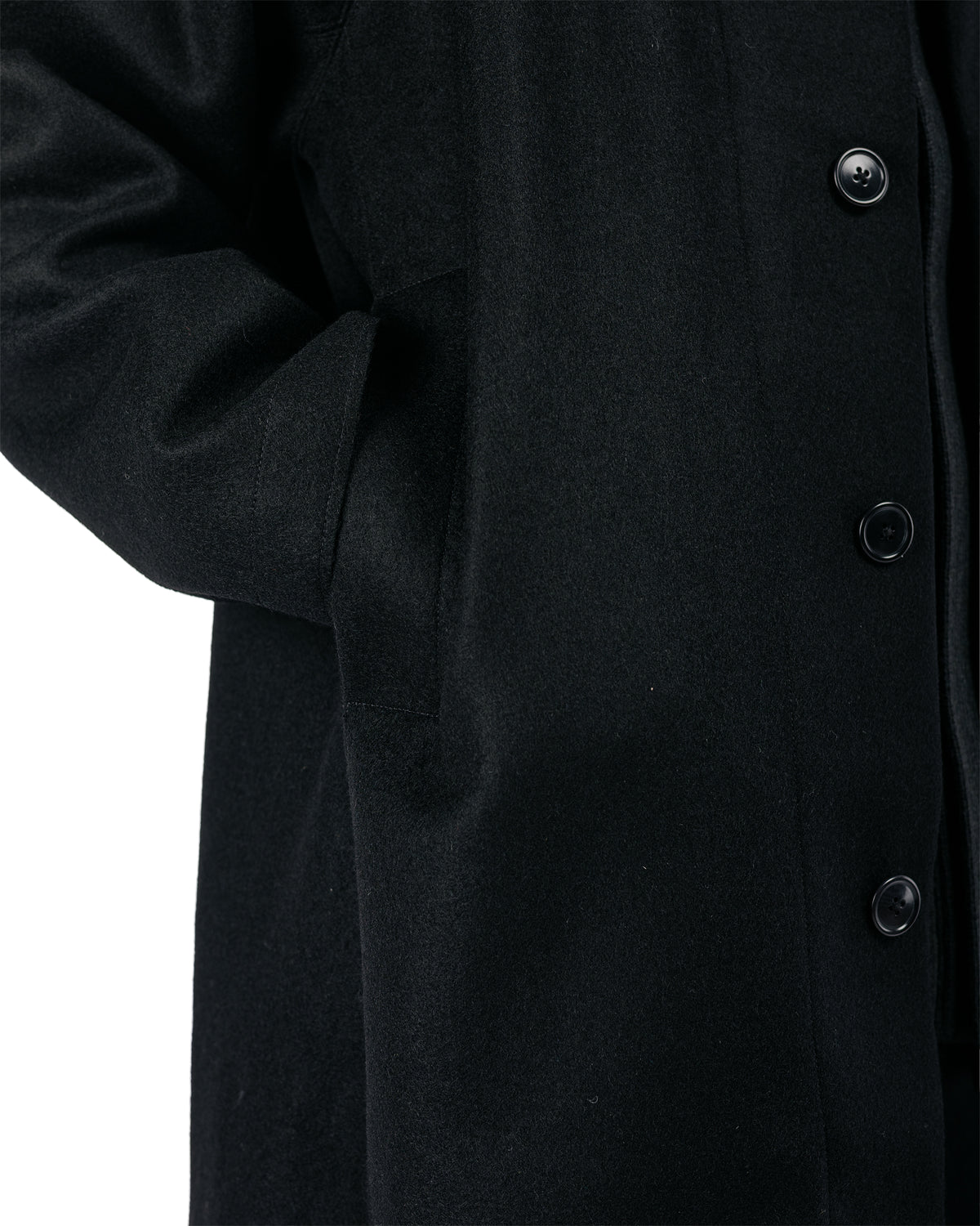 Arpenteur Utile Wool Melton Black