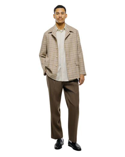 lost & found Auralee Auralee Cotton Silk Stripe Shirt Ivory Stripe