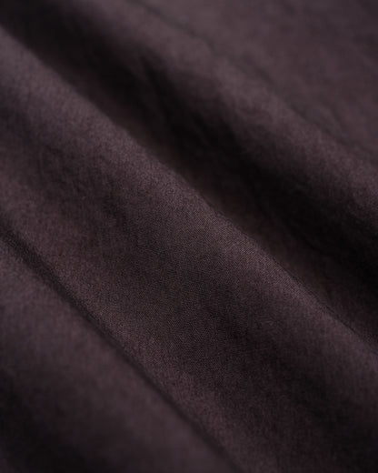 lost & found Auralee Auralee Garment Dyed Finx Shuttle Weather One-Tuck Slacks Dark Brown