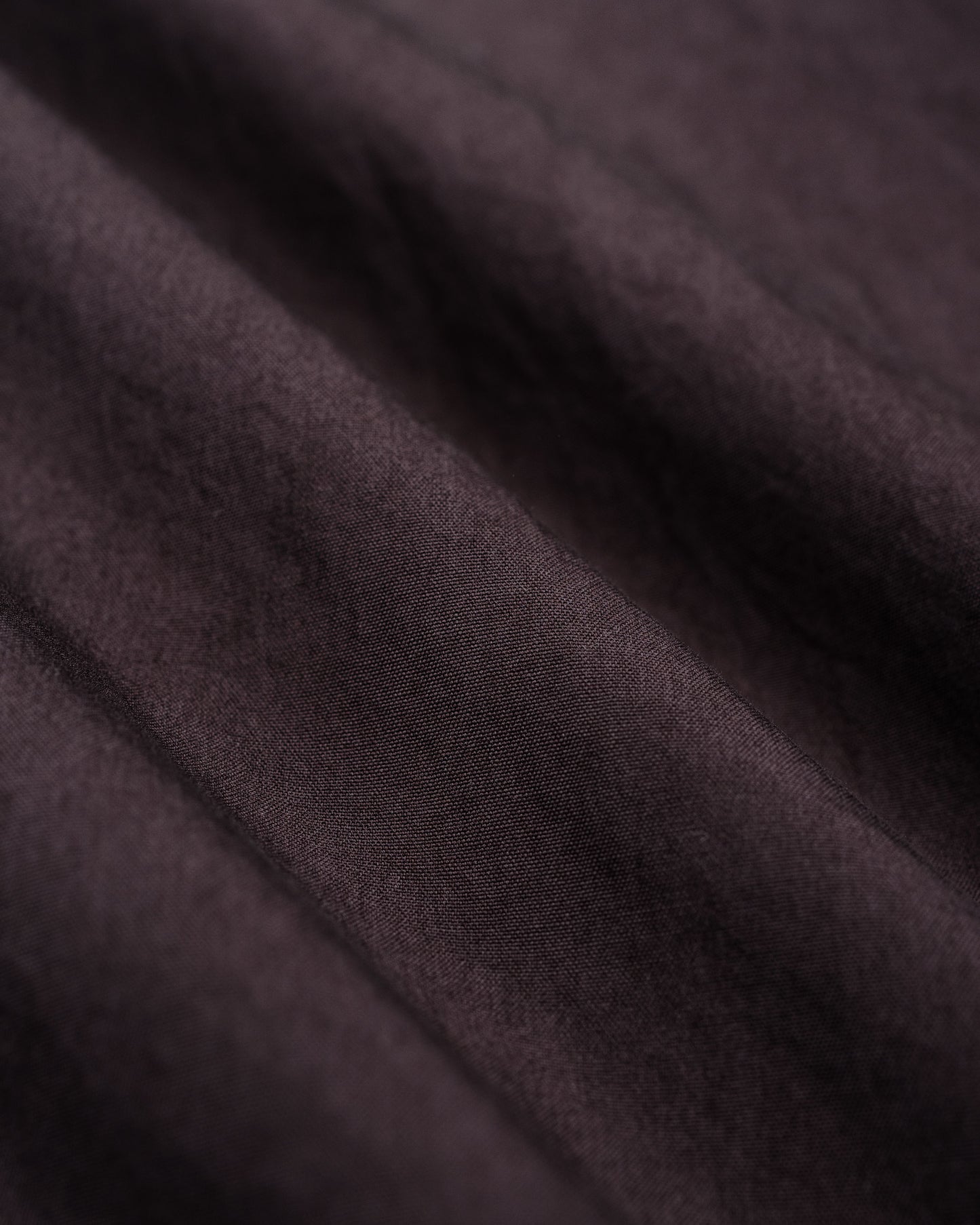 lost & found Auralee Auralee Garment Dyed Finx Shuttle Weather Shirt Dark Brown