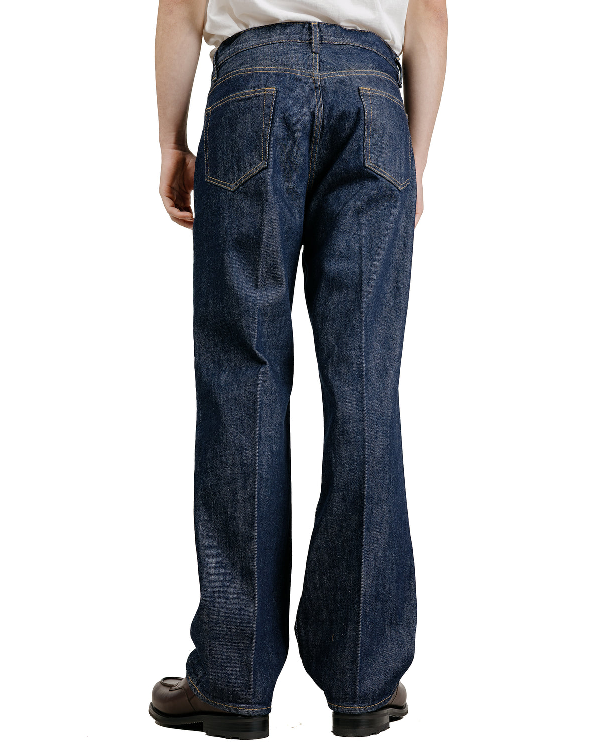 Auralee Hard Twist Denim Wide Pants Indigo