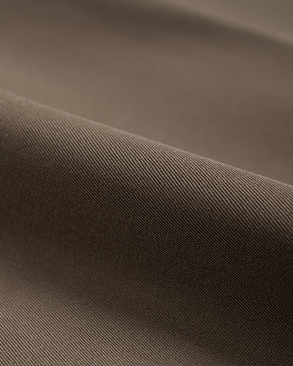 lost & found Auralee Auralee Light Wool Max Gabardine Two-Tuck Slacks Dark Olive Brown