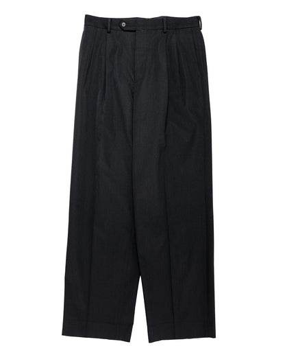 lost & found Auralee Auralee Light Wool Max Gabardine Two-Tuck Slacks Top Black