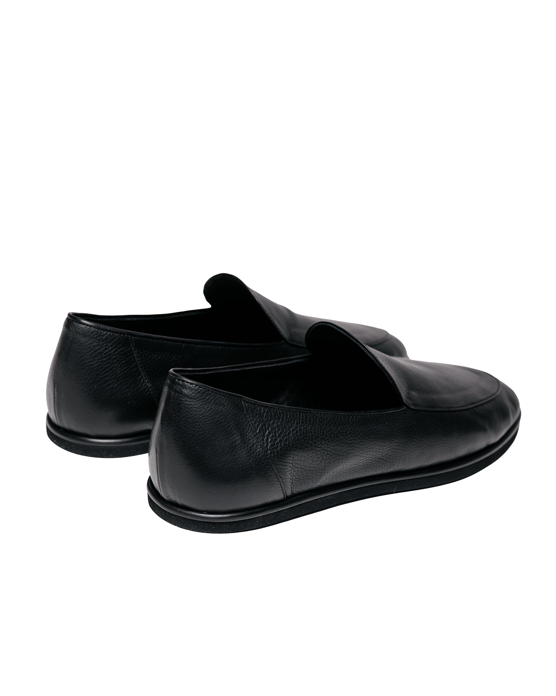 lost & found Auralee Auralee Soft Leather Loafers Black